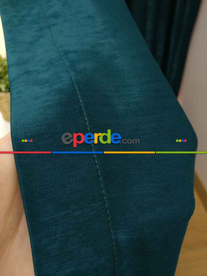 Soft Fon Perde- Yeşil Koyu Yeşil