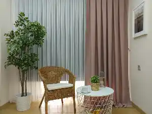 Salon Soft Pudra Fon Perde (180)- Pudra