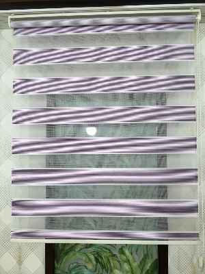 Salon Zebra - Zebra Perde Micro Pliseli Mürdüm ( Mor )- Mor