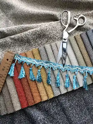 Trend Saçak Serisi Ps-30- Krem-turkuaz
