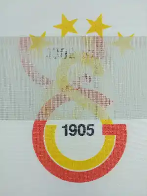 Gs Galatasaray Zebra Perde- Kırmızı-sarı