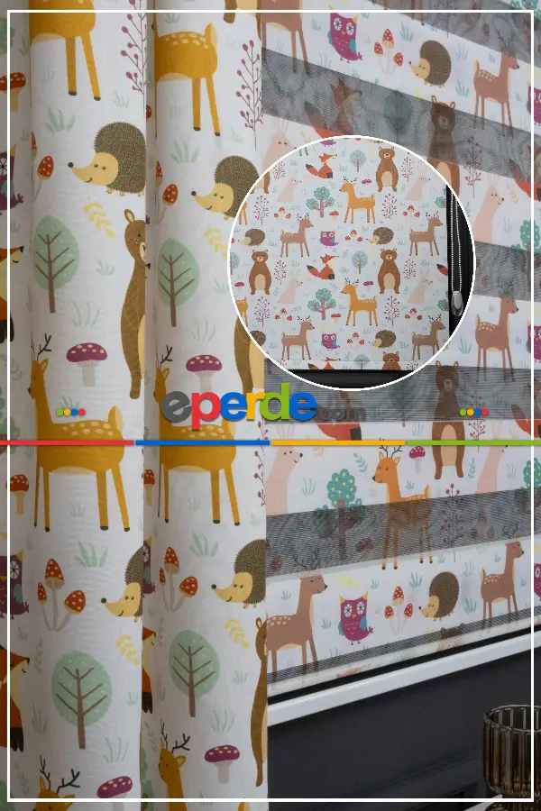 Trend Bebek - Çocuk - Genç Odası Fon Perde Modelleri 20234 (sınırsız En Ölçüsü )-kiremit Rengi-kahve-hardal Sarısı-fıstık Yeşili