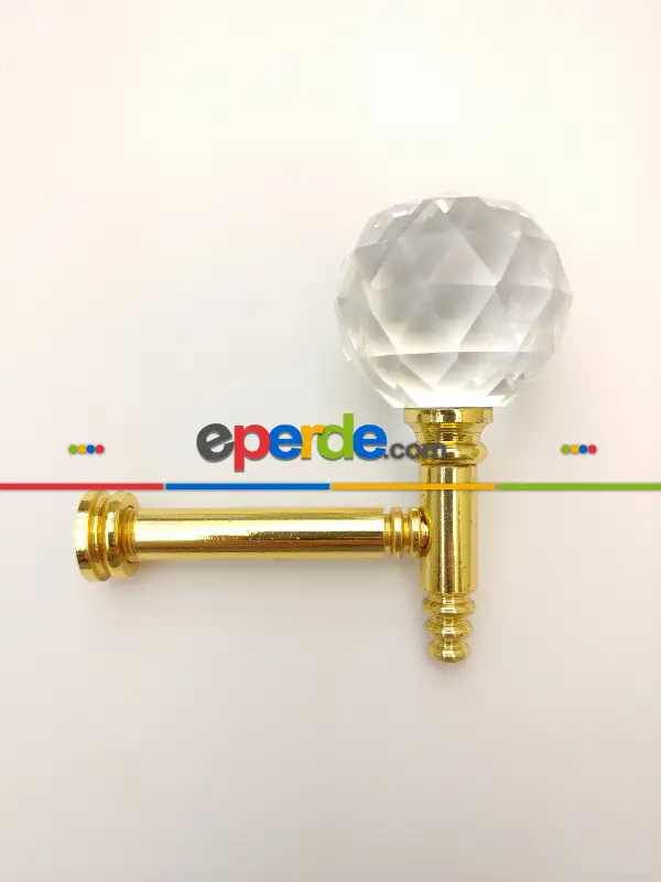 Perde Fon Demiri Pipo Gümüş Altın Sarı- Altın