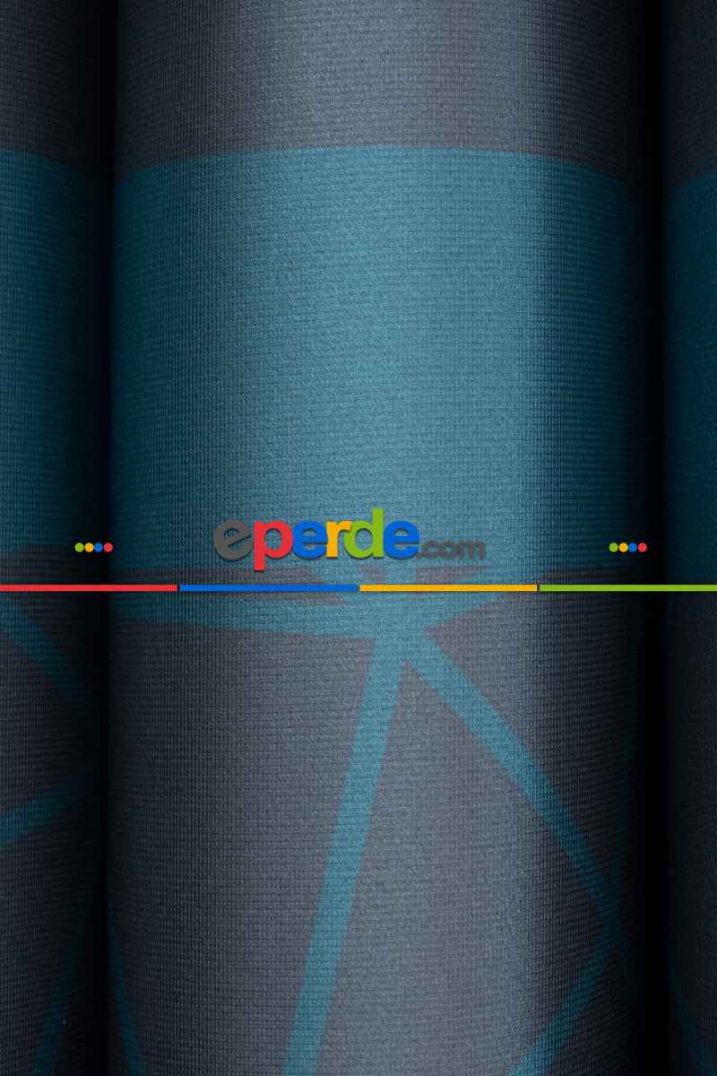 Lens Akıllı Dikey Tül Perde Koza-35- Çok Renkli 2