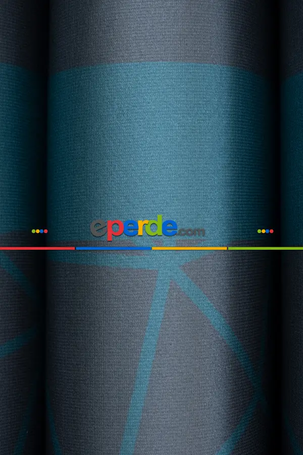 Lens Akıllı Dikey Tül Perde Koza-35- Çok Renkli 2