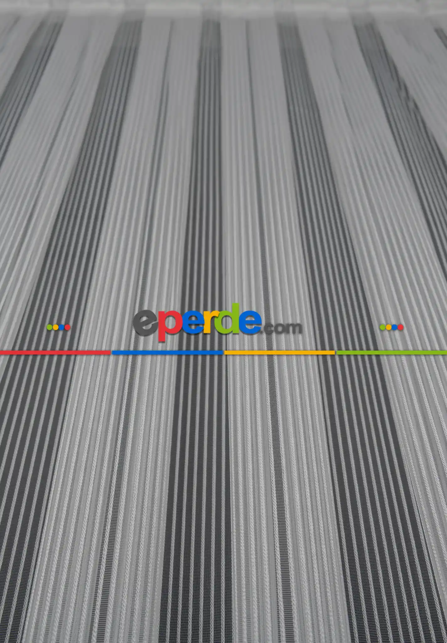 Thor Çizgili Kalın Burgu Tül Perde