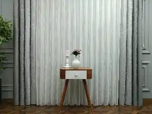 2021 Sezonu - Tül Dikey Zebra Perde - Fon Kumaşlı Tül Dikey Perde - Stor Tül Perde Hepsi Birarada- Gri Açık-gri Koyu-ekru