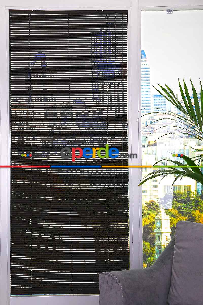 Mutfak Jaluzi Perde- Siyah