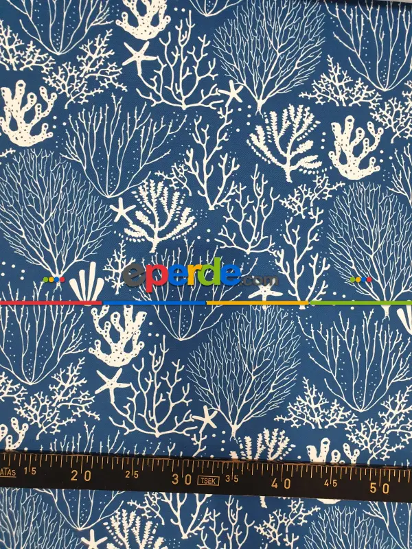 Mutfak Perdesi Kanat Fon Perde Desenli- Beyaz