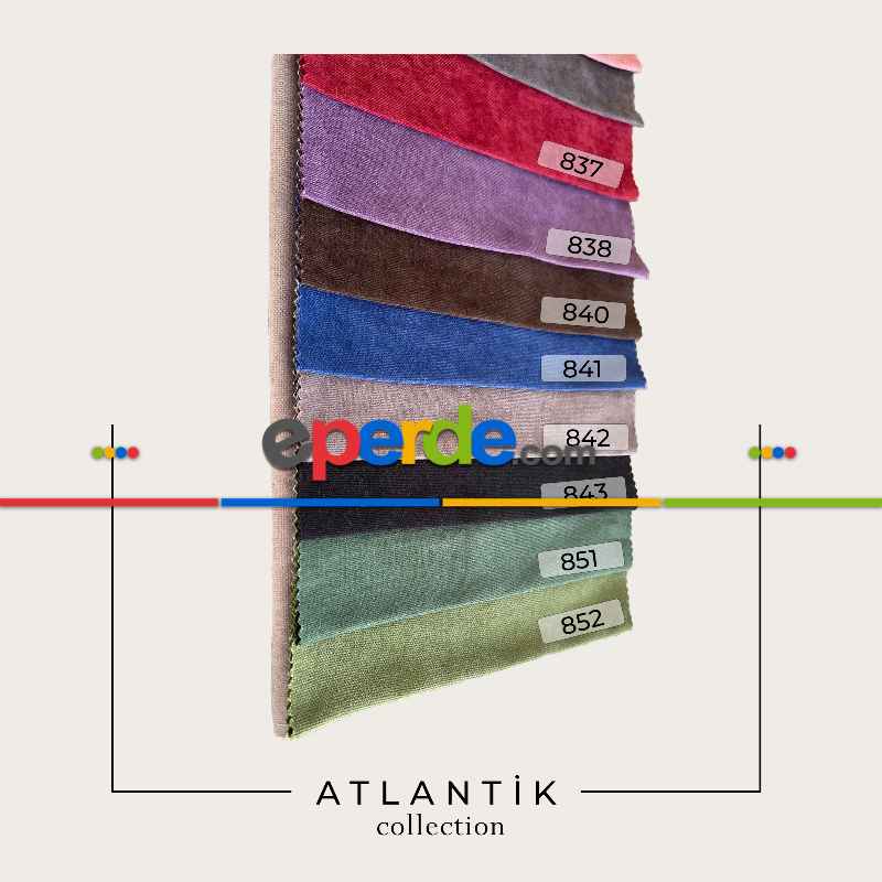 Yatak Odası - Gri Ve Antasit Kombinli Fon Perde