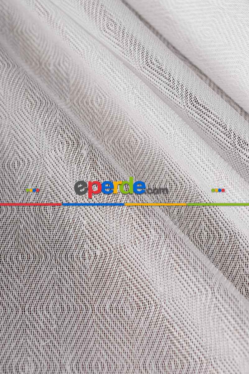 Salon Tül Perde - Balık Sırt Düz Tül Perde Ütü İstemez