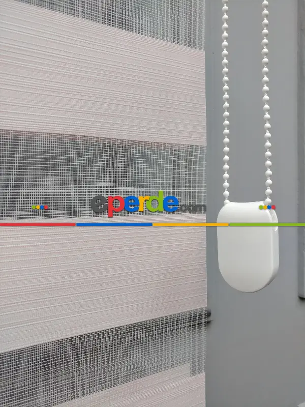 Salon Zebra Perde - 2021 Sezonu - Zebra Perde - Bambu Zebra Perde- Pembe Açık