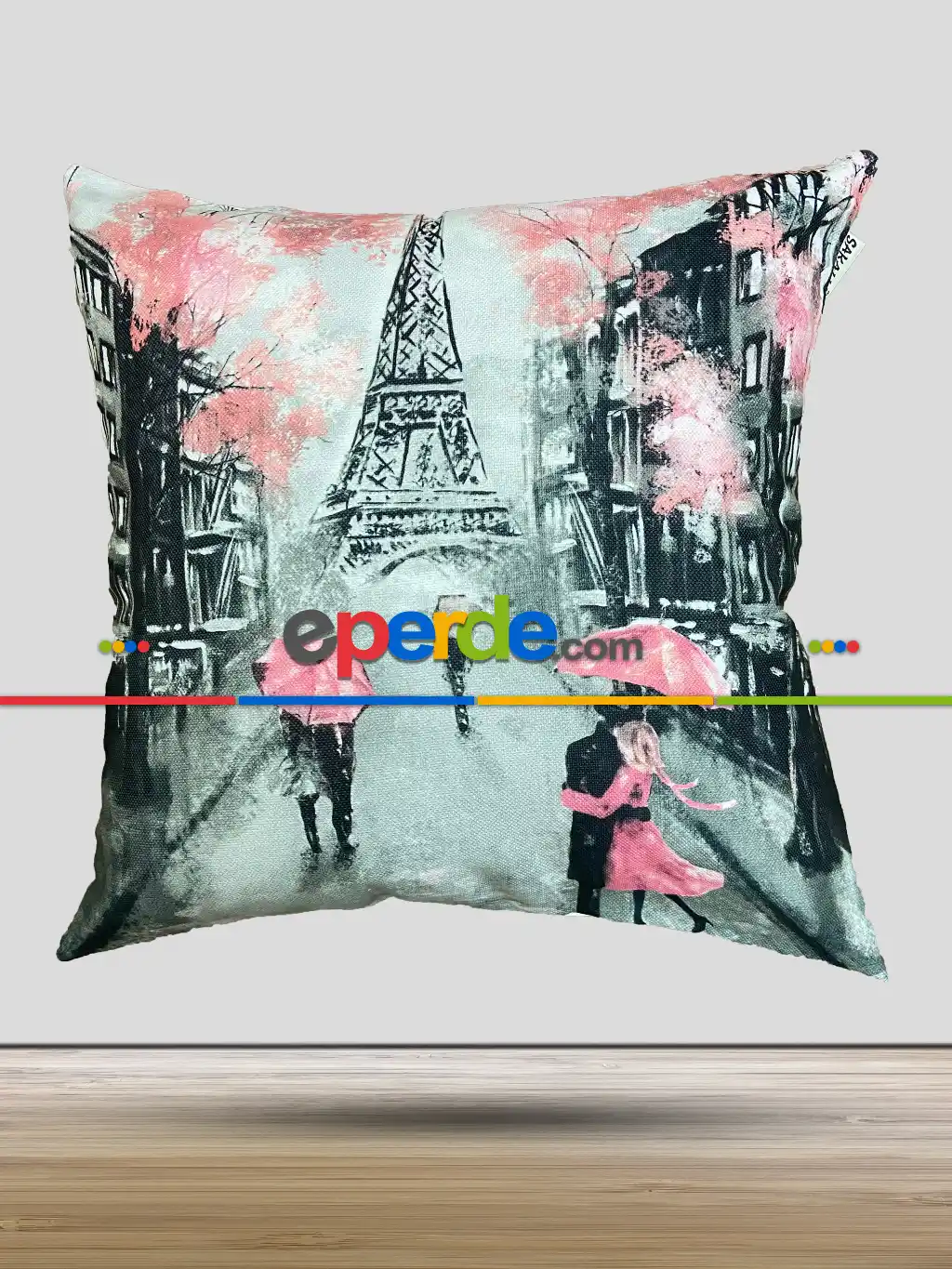 43x43 Cm Dijital Baskı Lüx Kırlent(yastık)kılıfı 13 - %100 Ürün Memnuniyeti- Siyah-krem-pembe Pudra Pembe-ekru-su Yeşili