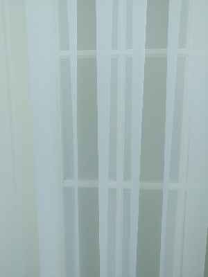 Mutfak Perdesi Düz Pileli - Beyaz