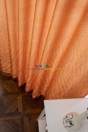 Hazır Ölçülü Dökümlü Kumaştan Çöl Ve Gökyüzü Manzaralı Baskılı Pilesiz Fon Perde 1. Kalite