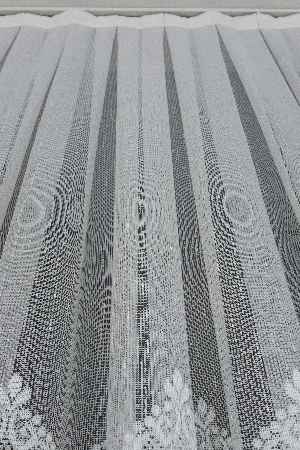 2022 Model Ekru Damask Desenli Örme 1.sınıf Kalite Tül Perde