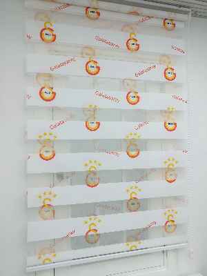 Gs Galatasaray Zebra Perde- Kırmızı-Sarı