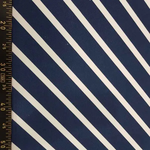 Bebek Odası - Marin Serisi Çizgili Desenli Fon Perde Evm1512-8 Kumaşı Kalındır Duck Bezi Değildir- Lacivert-Beyaz