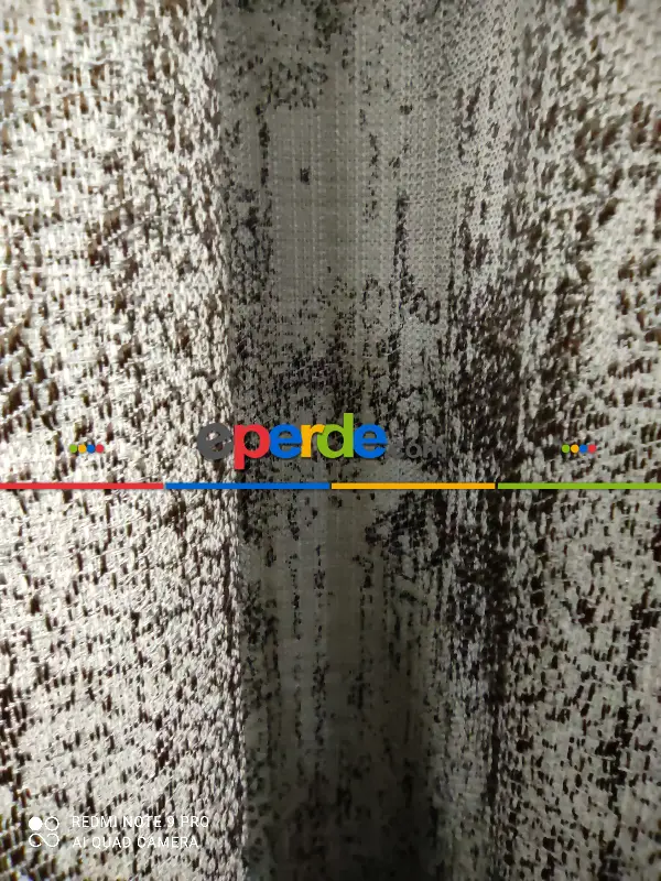 Jakarlı Fon Perde- Çok Renkli 2