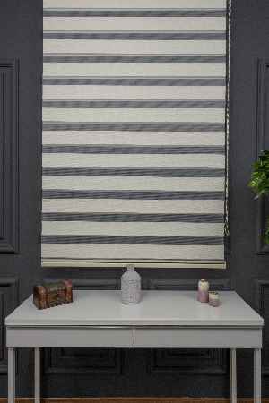 Zebra Perde - Düz Zebra Perde Kalın Dokulu