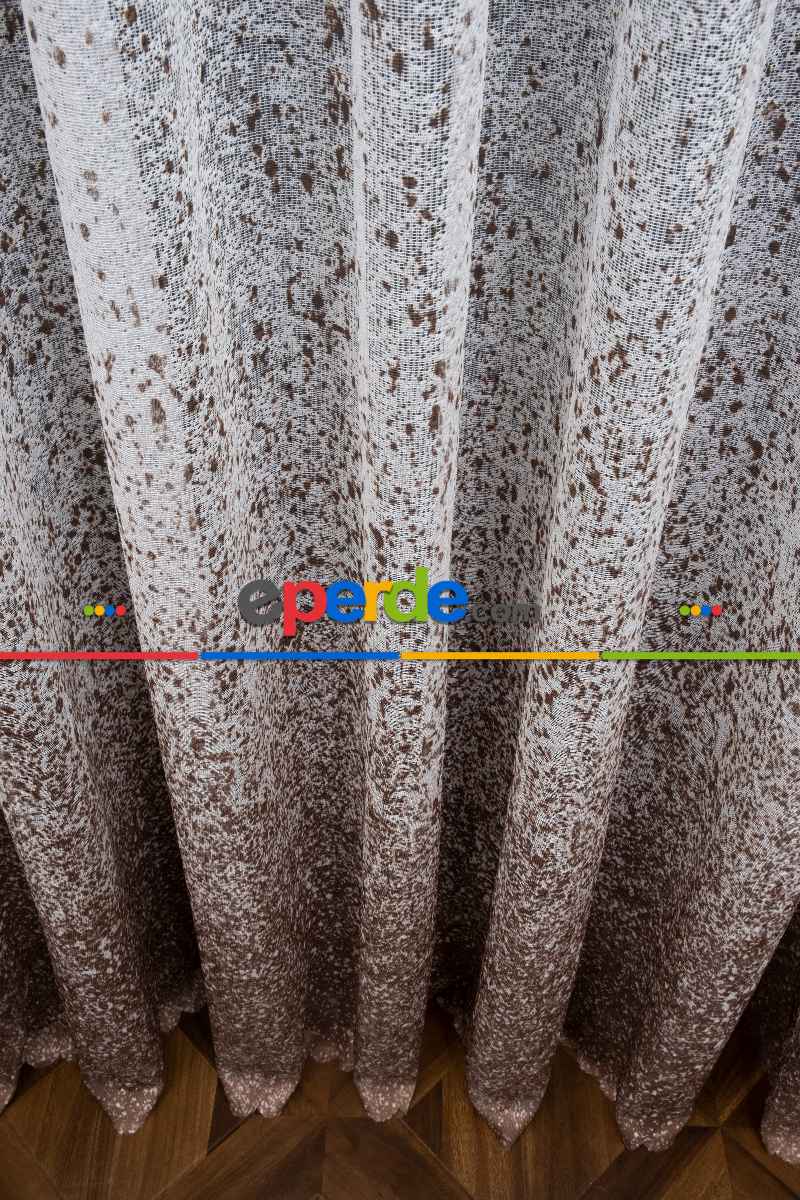 Genç Tasarım Püskürtme Yeni Moda Tül Pembe Kahve - Vizon - Bej