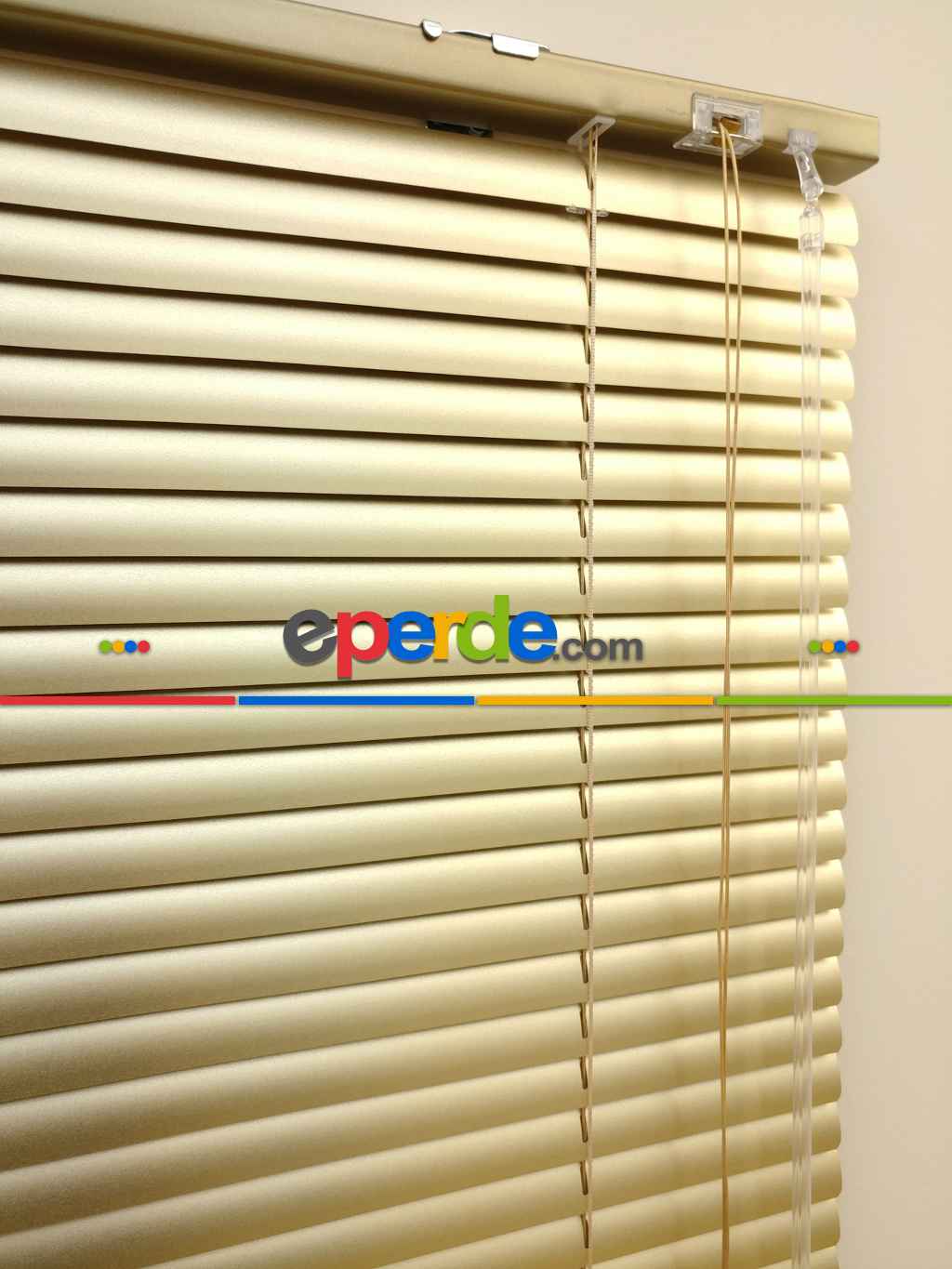 Gold Altın - Alüminyum Jaluzi Perde - 25mm Kalınlığında- Altın