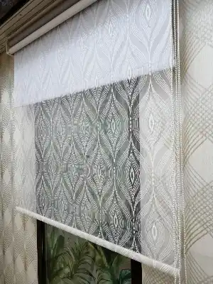 Çifli Sistem Tül Ve Stor Perde Bdz ( 807 )- Beyaz