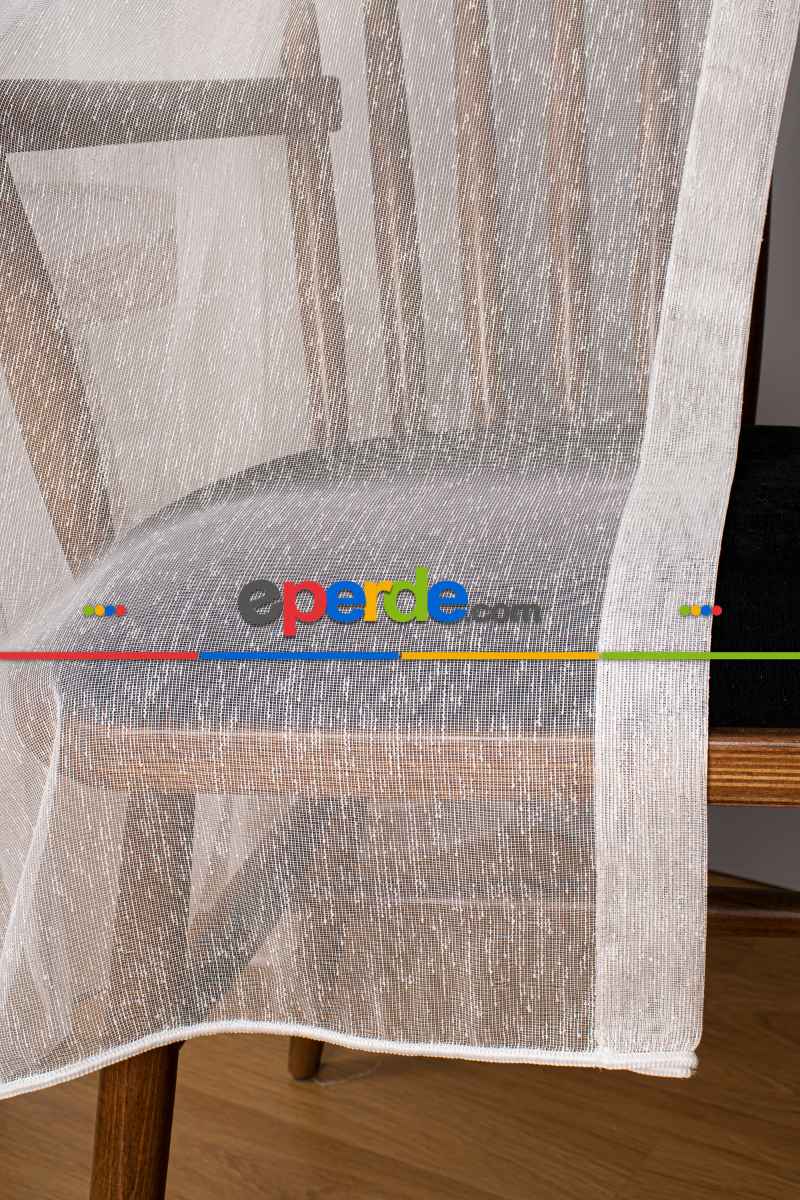 Salon Tül Perde - Tül Fırsat !!! Şantuk Birinci Kalite Tül Ekru Renk Kırık Beyaz- Ekru