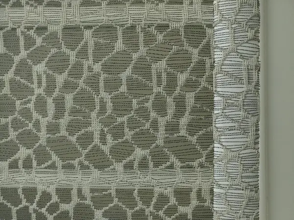 Çiftli Sistem Dantel Stor- Siyah-altın