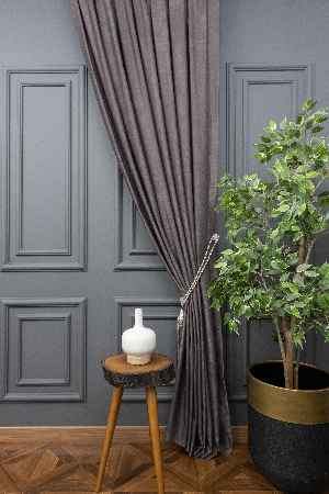 Desenli Jakar Fon Perde Geniş En 285 Cm 120cm X 265cm 