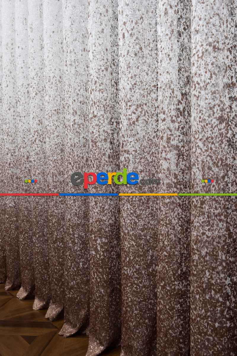 Genç Tasarım Püskürtme Yeni Moda Tül Pembe Kahve - Vizon - Bej