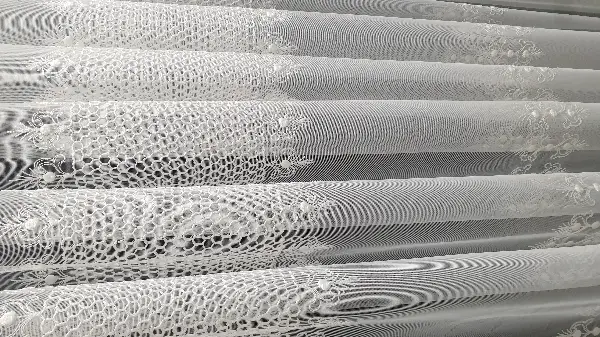 Yatak Odası - Bambu Petek İşleme Ütü İstemez Kırışmaz Tül