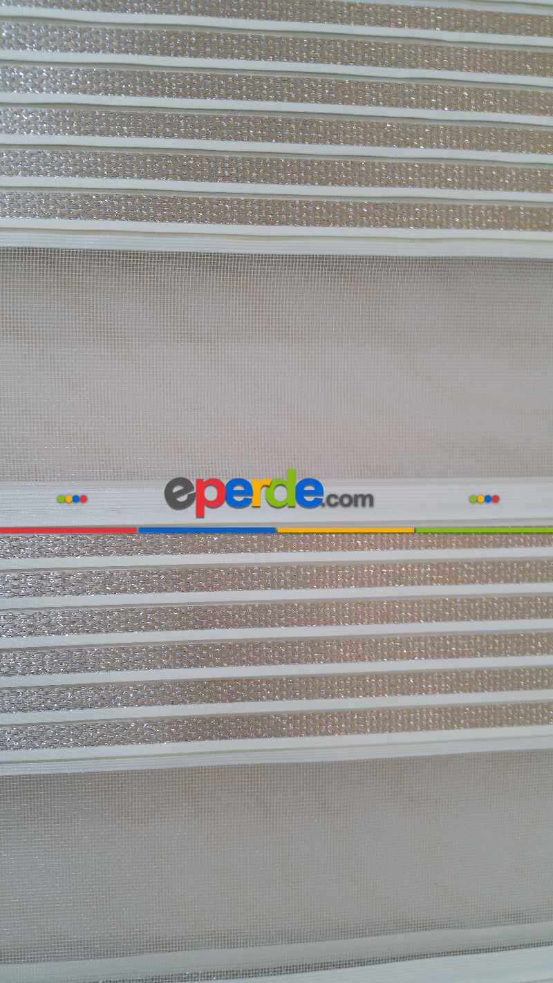 Oturma Odası - Sütlü Kahve Plise Zebra Perde- Ekru-sütlü Kahve