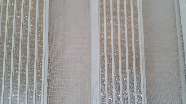 Salon - Sütlü Kahve Plise Zebra Perde- Ekru-sütlü Kahve