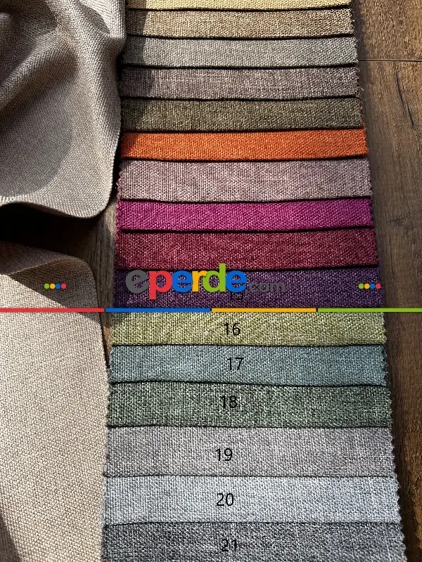 Yatak Odası - Kevin Keten Fon Perde Yüksek Gramaj Kaliteye Önem Verenler İçin