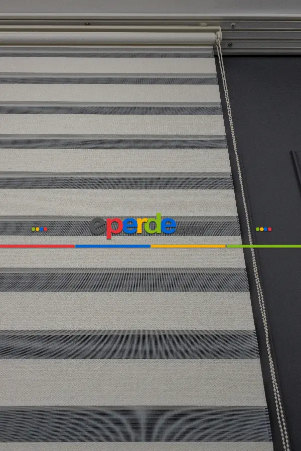 Zebra Perde - Düz Zebra Perde Kalın Dokulu