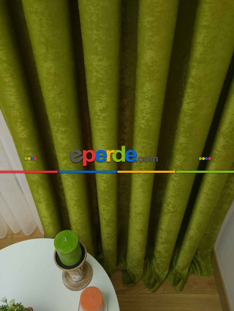 Soft Fon Perde- Fıstık Yeşili