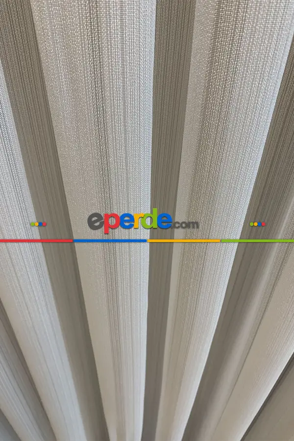 Çizgili Tül Hazır Tül 200cm X 260cm 