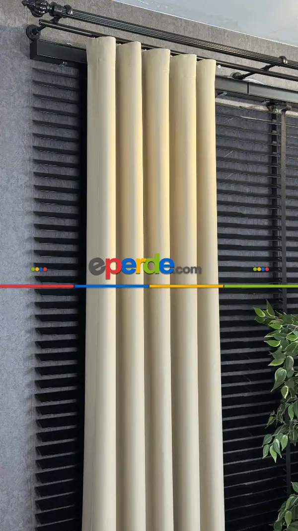 Yatak Odası - Premium 0 Blackout Karartma Fon Perde