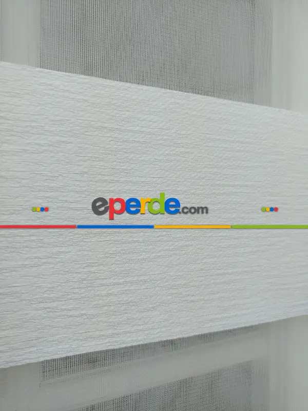 Ekru - Gri Detaylı Zebra Perde 2021 Elit- Gri-füme-antrasit-ekru