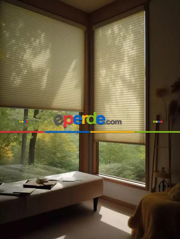 Premium Plise Perde, Cam Balkon Perdesi (20 Renk)