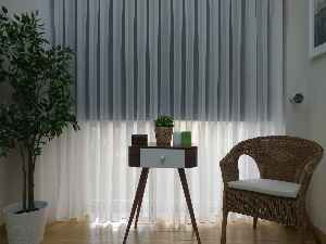 ( Orjinal ) Düz Crush Tül Perde & Kruvaze Perde- Krem Açık-ekru - Kurşunlu Tül