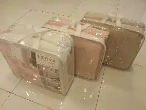 Karelim Mint Çift Kişilik Kapitone Yatak Örtüsü- Mint