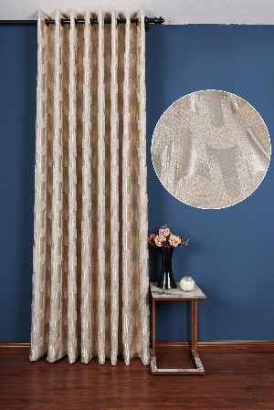 Avantgarde Antrasit Dalgalar Desenli– Modern Jakar Dokuma Fon Perde