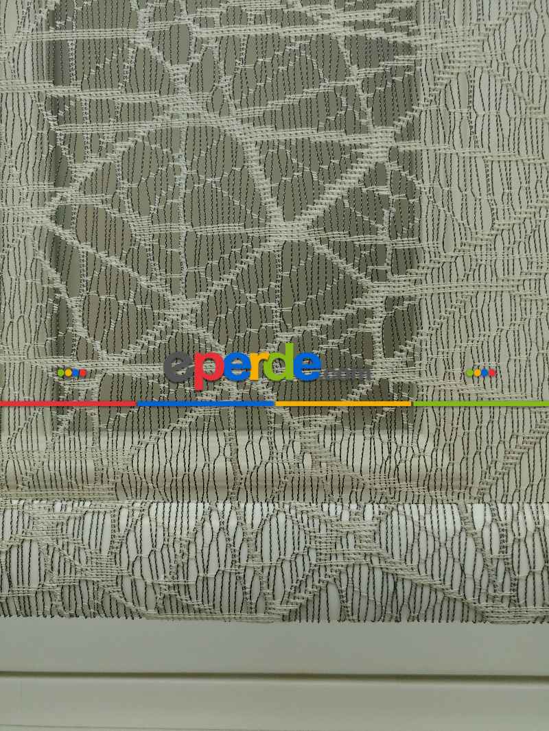 Mutfak - Çiftli Sistem Dantel Stor- Siyah-altın