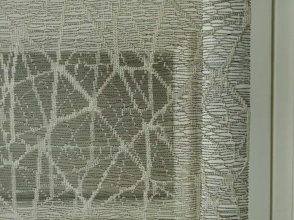 Çiftli Sistem Dantel Stor- Siyah-altın