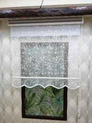 Çifli Sistem Tül Ve Stor Perde Bdz ( 824 )- Beyaz