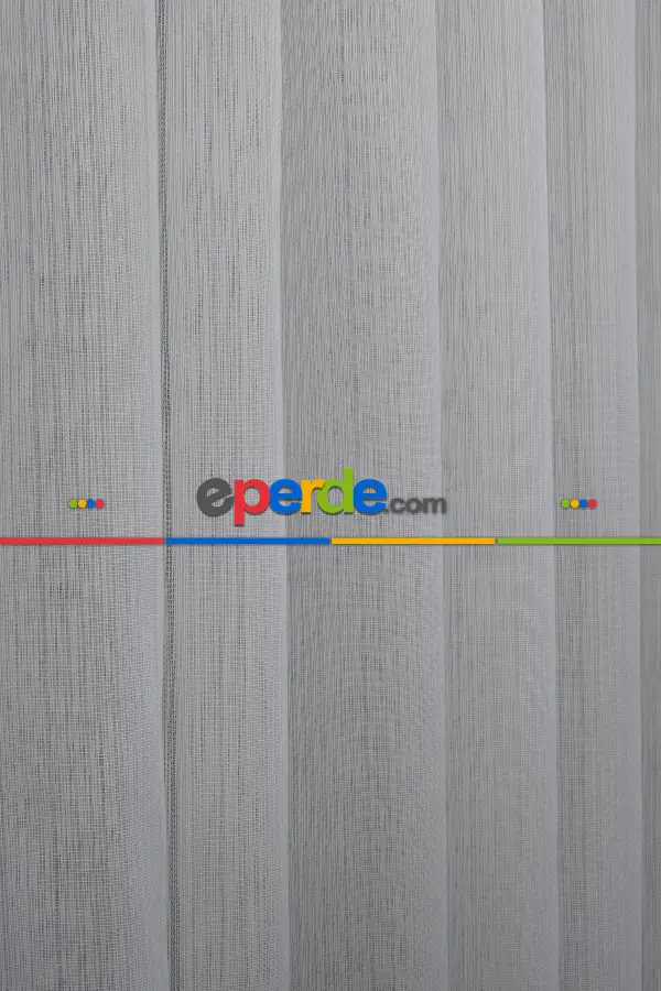 Mutfak - Brillant Mat Çizgili Tül Keten Görünümlü