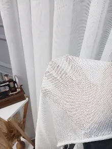 Yatak Odası - Exculusive Zehra Ütü İstemez Kırışmaz Sade Tül Perde