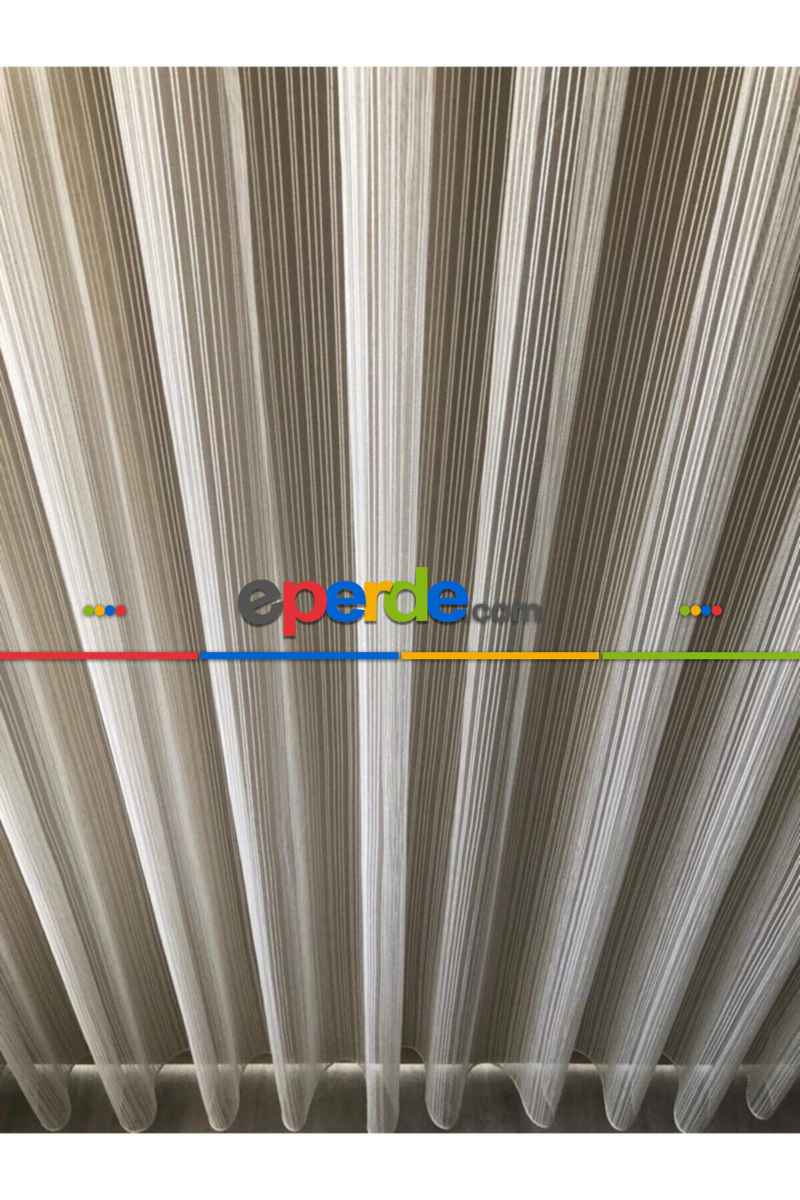 Zincir İp Tül Gramajlı Ütü İstemez - Kurşunlu Tül